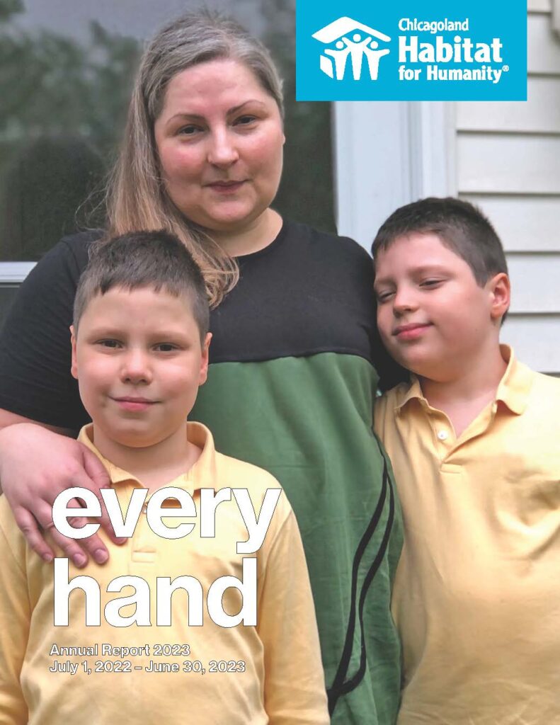 Annual Reports Chicagoland Habitat for Humanity